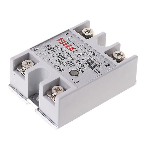 Ssr-100 Dd Solid State -relemoduuli 100a 3-32v Dc Tulo 5-60v Dc Lähtörele