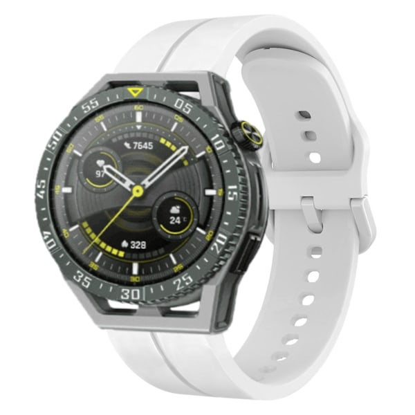 Silikoniranneke Huawei Watch GT 3 SE -älykelloon White
