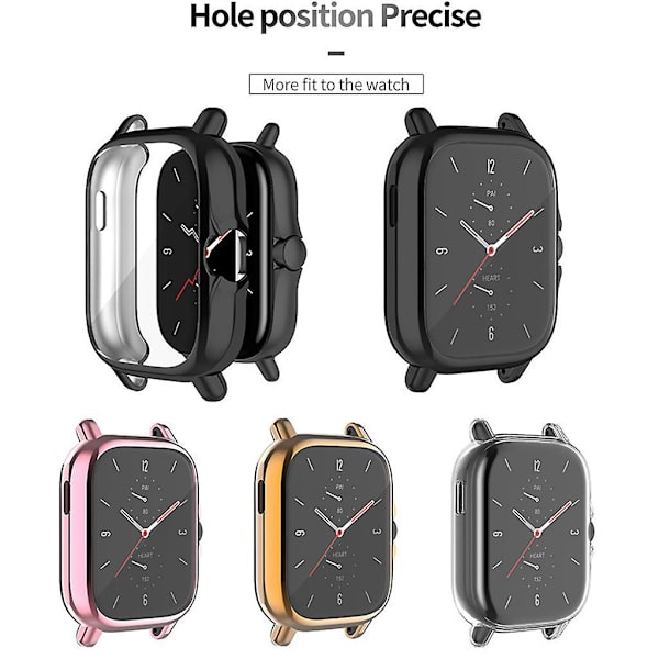 Smartwatch-ram för Huami Amazfit GTS2 Cover Watch Protective for Shell Durable Transparent