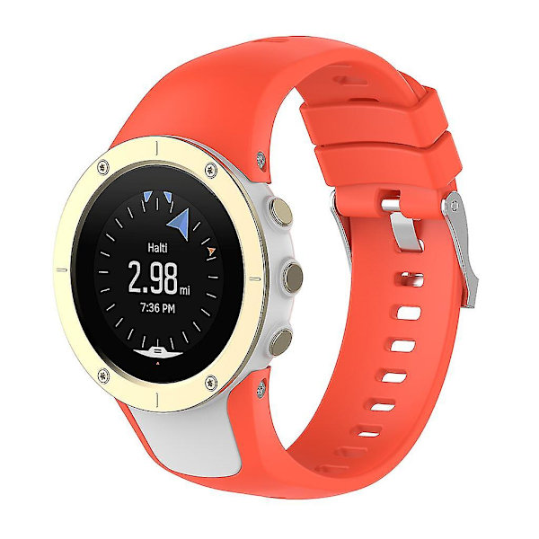 Til Suunto- 7/9/baro/d5 Diving Soft Silikone Smart Watch Armbåndstilbehør Red