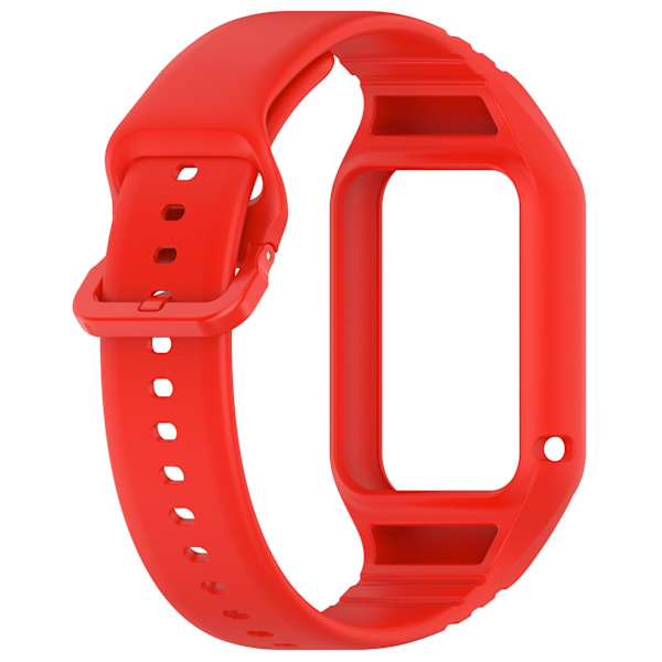 Til Xiaomi Smart Band 8 Pro Let Justerbar Urrem i Fleksibelt Silikone Red