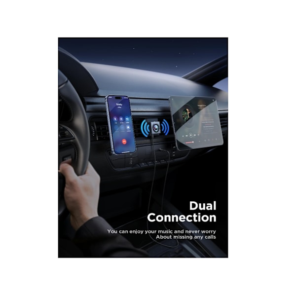 Bluetooth FM-sändare Bilradiosändare QC 3.0