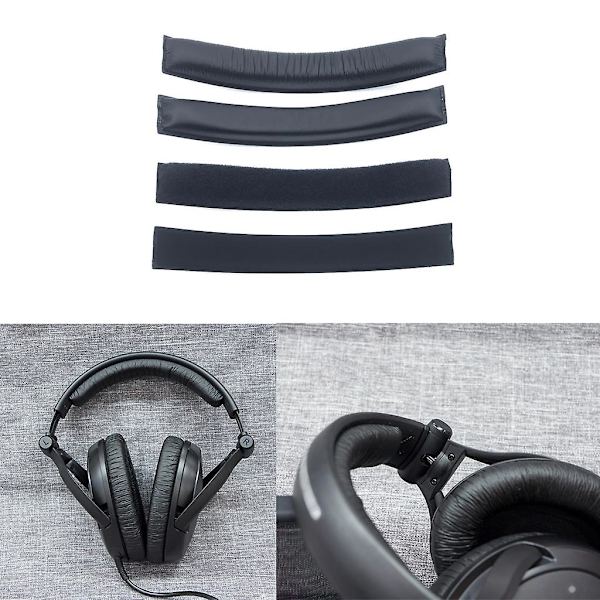 Lær/flanell øreputer pute for hodebøyle for Hd380pro hodetelefoner