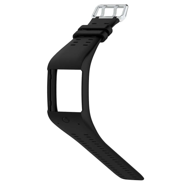 Nytt silikonklokkebånd Armbåndsarmbånd erstatning for Polar M600 Gps-klokke Black