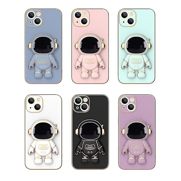Astronaut Folding Stand Case Cover For iPhone 13Pro Max Black
