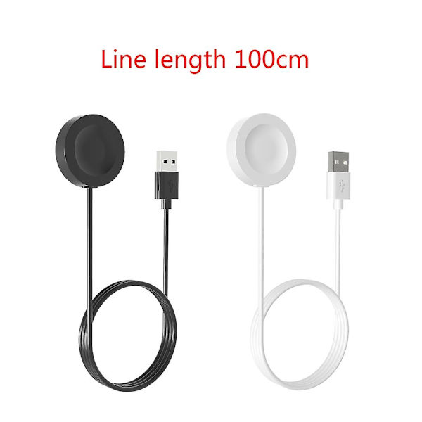 Data Kabelhållare Snabbladdningsfäste-strömadapter för Watch 4/4 Pro White