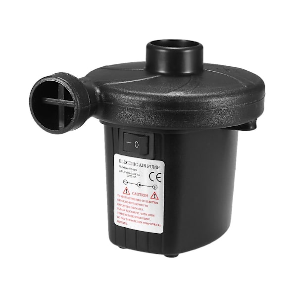 1 st elektrisk luftpump, 1 st billaddarkabel, 1 st Eu-laddarkabel, 3 st löstagbara munstycken