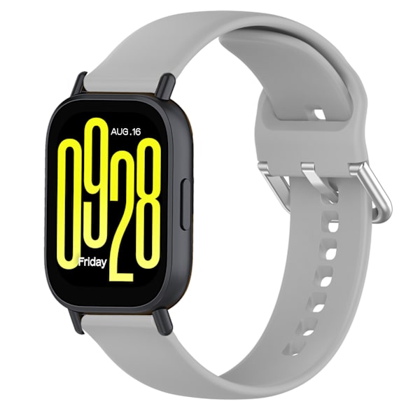 Rem til Redmi Watch 5 Active/Lite, blød åndbar quick release (kompatibel, grå)