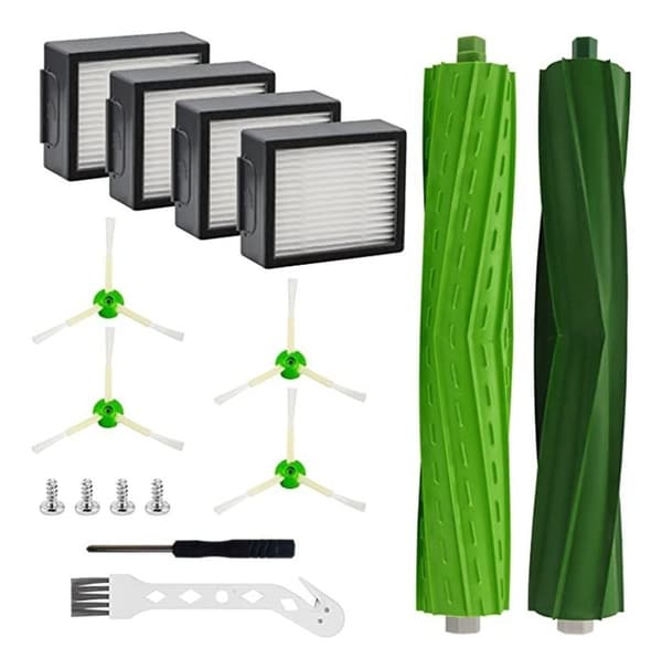 Erstatningstilbehørssett For Irobot Roomba I8 I8+ I7 I7+ I6 I6+ I4 I3 I3+ Plus J7 E5 (15 Deler)