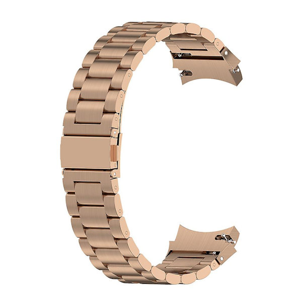 Band för -Galaxy Watch4/Watch4 Klassiska metallremmar Byt ut armband Rose gold