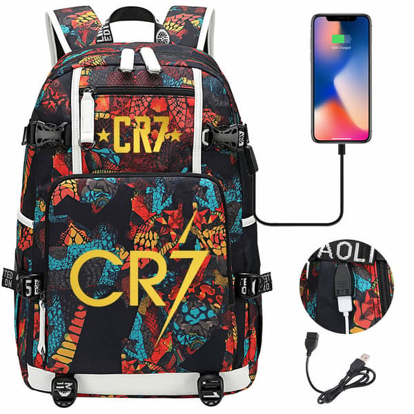Ryggsekk - Cr7 med USB-ladeport (30)