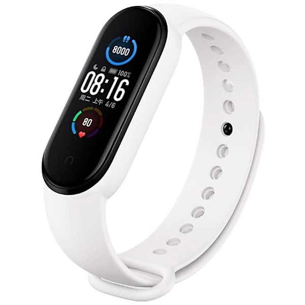 Silikoniranneke Xiaomi Mi Band 6 (CA8856) White