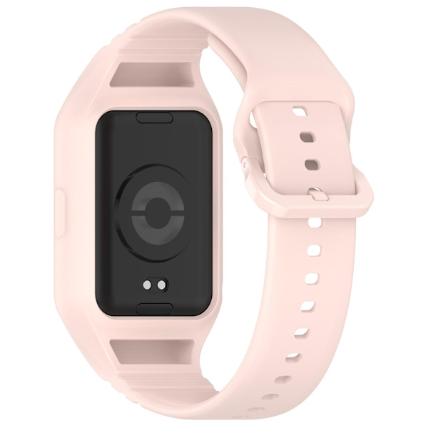 Enkel justerbar klokkestropp i fleksibel silikon for Xiaomi Smart Band 8 Pro Pink