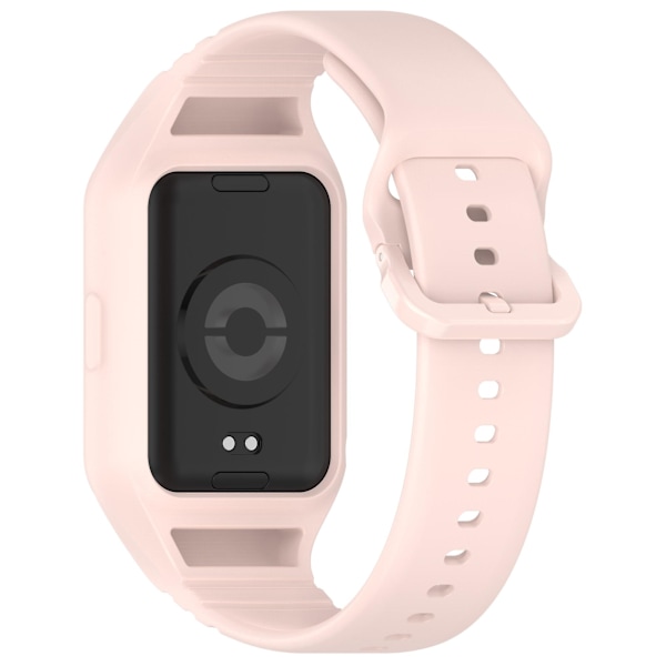 Til Xiaomi Smart Band 8 Pro Let Justerbar Urrem i Fleksibelt Silikone Pink