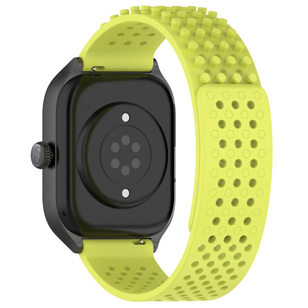 Silikonklockarmband 20 mm Andningsbart klockarmband för Garmin Vivoactive 5/garminactive 5/venu Sq 2 Lime