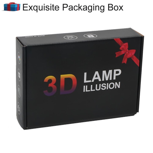 3d Touch Lampe Nattlys 16 Farger Fjernkontroll Barn Barn Gaver Bursdag Jul