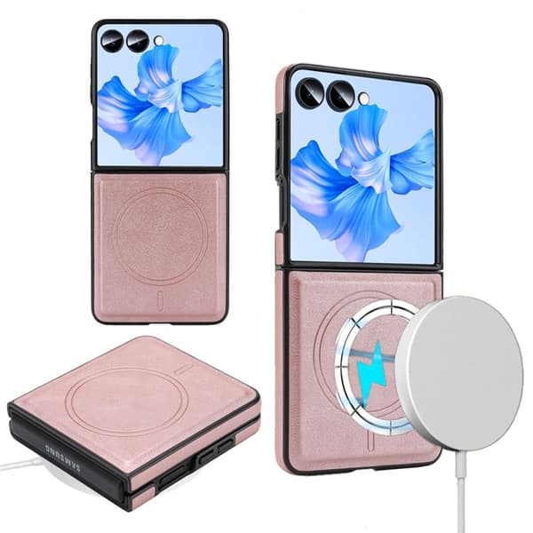Etui til Samsung Galaxy Z Flip 7, MagSafe-kompatibel Pink