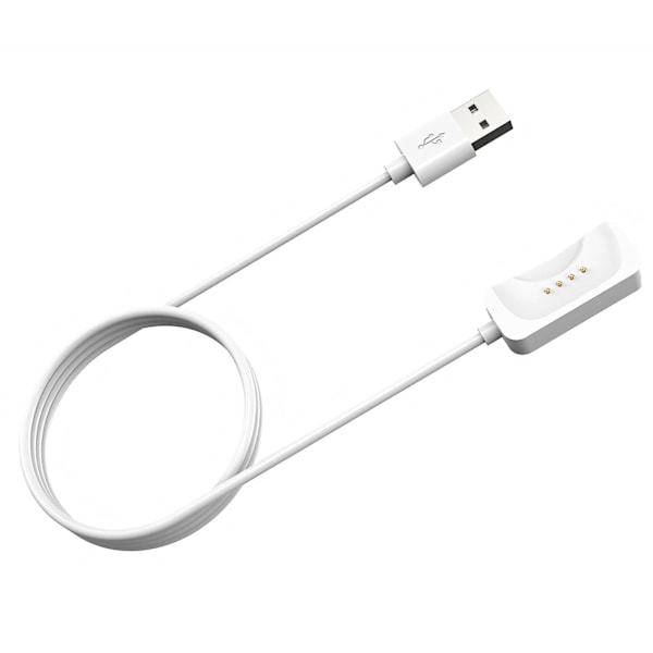 Magnetisk brakettlader USB-ladekabel strømadapter for Watch 3/3 Pro/2/1 White