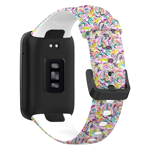 For Xiaomi Mi Band 7 Pro Sport Band Myk Silikonmønster Trykt Erstatningsarmbånd, Standardstørrelse Facial Makeup