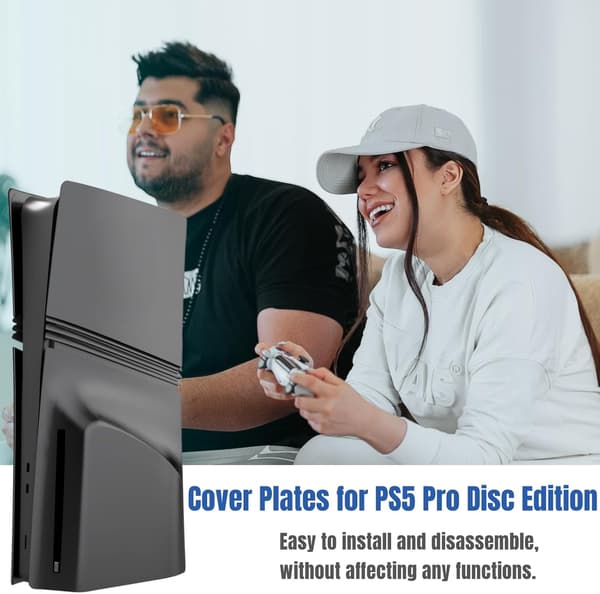 Fodral för Ps5 Pro Cd-enhetsversion, matta sidoplåtar Ersättningstillbehör (kompatibel, blå)