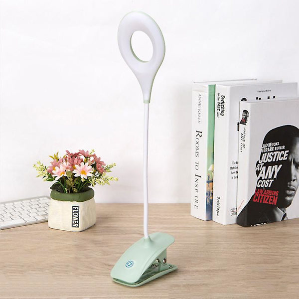 Led valoa lukeva Light-eye Protect Bed Yöpöytälamppu Gooseneck Clamp blue