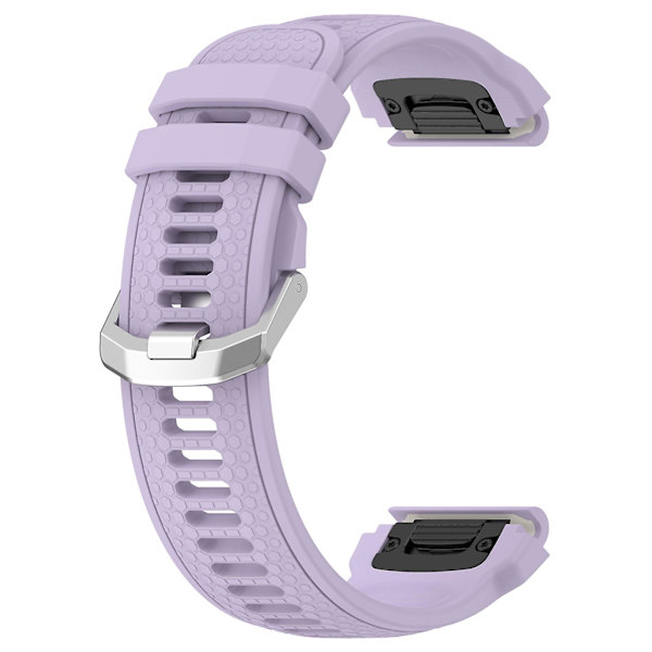 Silikoneurrem til Garmin MARQ/Approach S62/S60, udskiftningsurrem med honeycomb-tekstur Purple