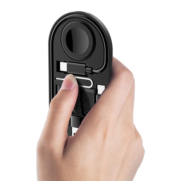 Adapter - USB C till typ C snabbladdningskabel Rese-multifunktionsorganiseringslåda