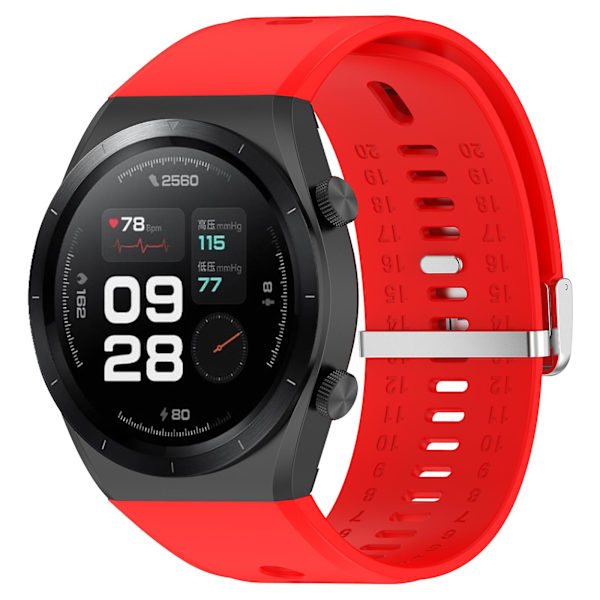 Vaihdettavat hengittävät silikoniset rannekkeet Xiaomi Watch H1 -älykelloon Red