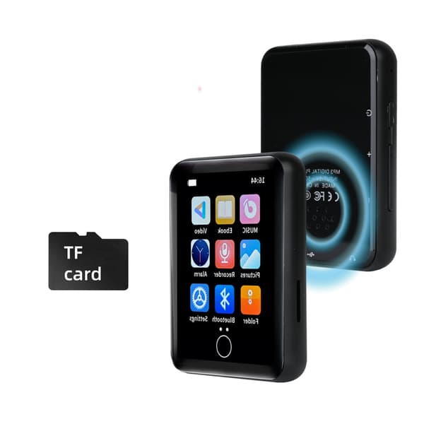 Mp3-spelare - 16 GB-kort + trådbundna hörlurar