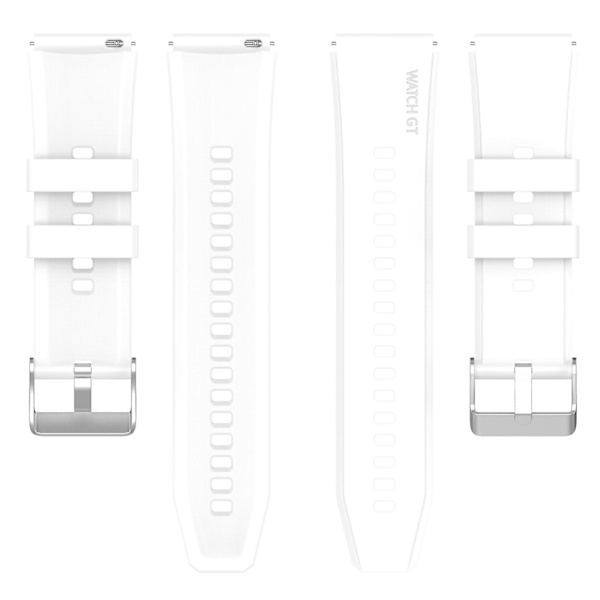 Silikone Rem til Huawei Watch GT 3 Pro 43mm 20mm White