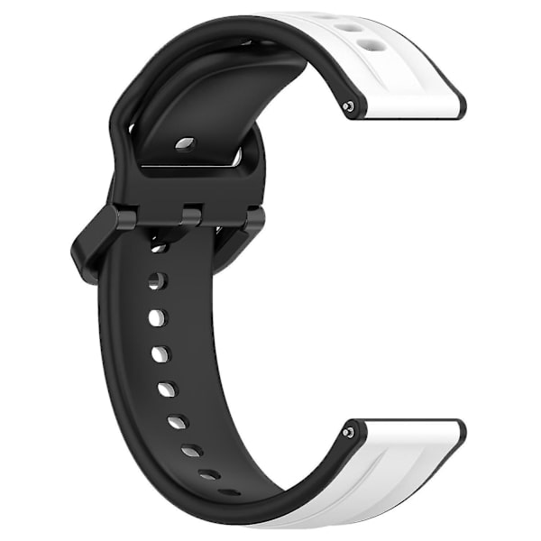 For Samsung Galaxy Watch Active2 44mm 40mm Sport Bands Dual 20mm Silicone Replacement Strap White Black A Samsung Galaxy Watch A