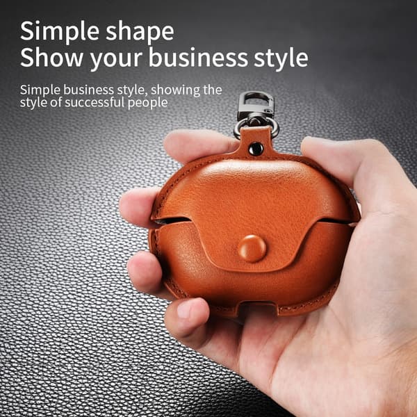 Etui til Huawei Freebuds Pro 3, Drop-resistent PU-læderetui (rød) Red