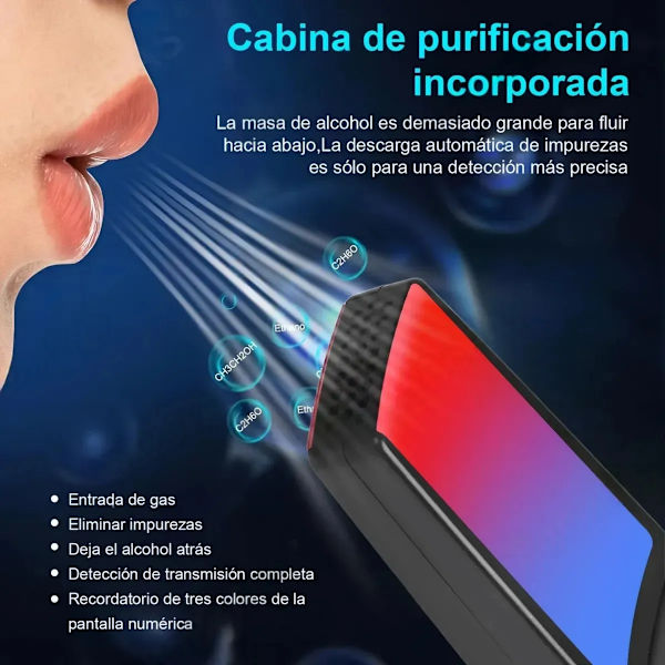 Alkomätare Hög Precision med LCD Digital Display