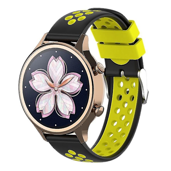 Klockarmband för Samsung Galaxy Watch 5 40mm/44mm/5 Pro 45mm Black Yellow A Samsung Galaxy Watch 5