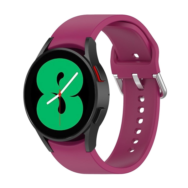 Silikone urrem til Samung Galaxy Watch4 40mm / 44mm Wine Red