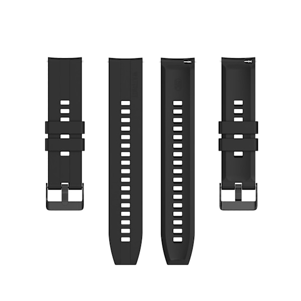 For Huawei Watch GT 2 42mm Watchband med sort spænde Black