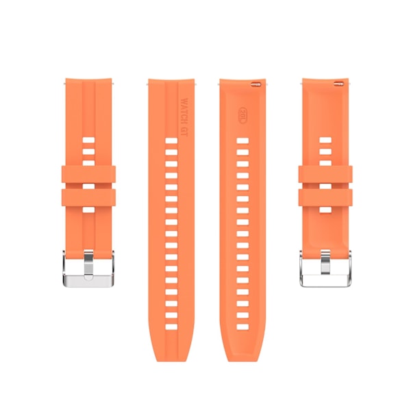 Huawei Watch GT 2 42mm:n ranneke hopeasoljella Vibrant Orange