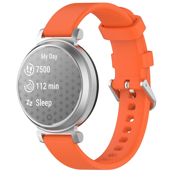 For Garmin Lily 2 Silikone Urrem 14mm Vandtætte Bløde Udskiftningsremme Orange