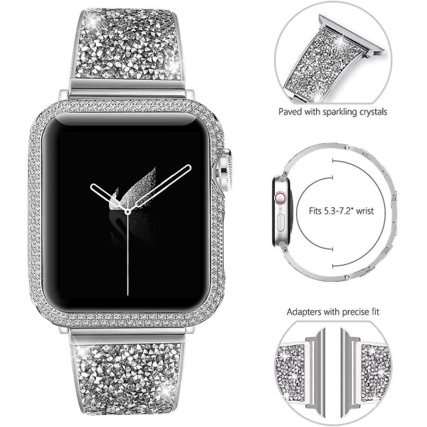 Metallrem för GalaxyWatch 3/S2 Hållbara slingor Smartwatch Fashionables Armband