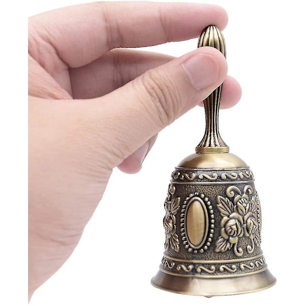 Hand Bell Call Bell Mässing Bröllopsklockor