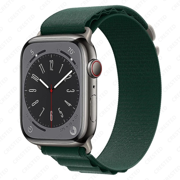 Alpine Loop Rannekoru Apple Watch Ranneke 49mm 44mm 40mm 45mm 41mm 42mm 38mm 38 40 44 45mm Rannekoru Iwatch Ultra Series 7 6 3 Se 8 38 40 41mm d-green