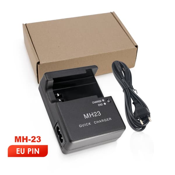 Batterilader for MH-23, kompatibel med D40 D40x D60 D3000 D5000 kamera EN-EL9 EN-EL9a