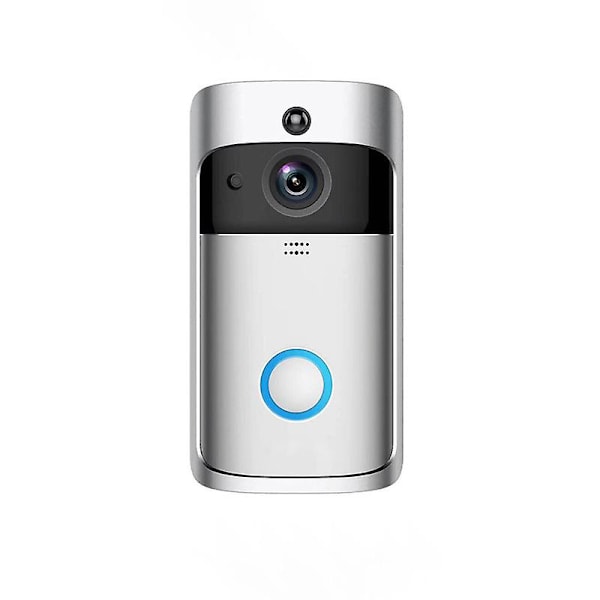Älykäs langaton Wi-Fi Ring Doorbell Security Intercom Kameran ovikello White