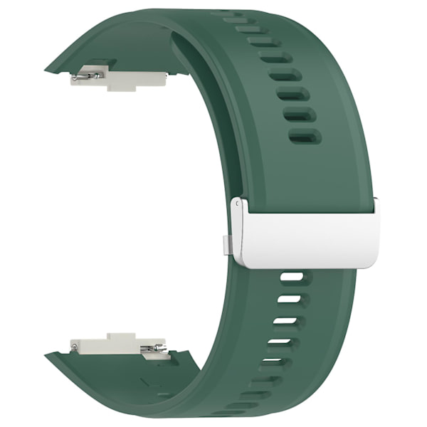 Vaihdettavat hengittävät silikoniset rannekkeet Xiaomi Watch H1 -älykelloon Dark Green