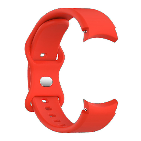 Til Samsung Galaxy Watch 4/Watch 4 Classic Watch Band 20mm Rem med Butterfly Spænde Red, Red E Samsung Galaxy Watch4