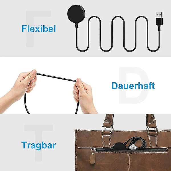 Trådløs magnetoplader til Samsung Galaxy Smart Watch Active 2 R820 R830 R500 Ladestation