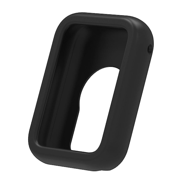 Blød silikoneetui til Xiaomi Smart Band 8 Pro, stødsikkert smartwatch-rammecover Black