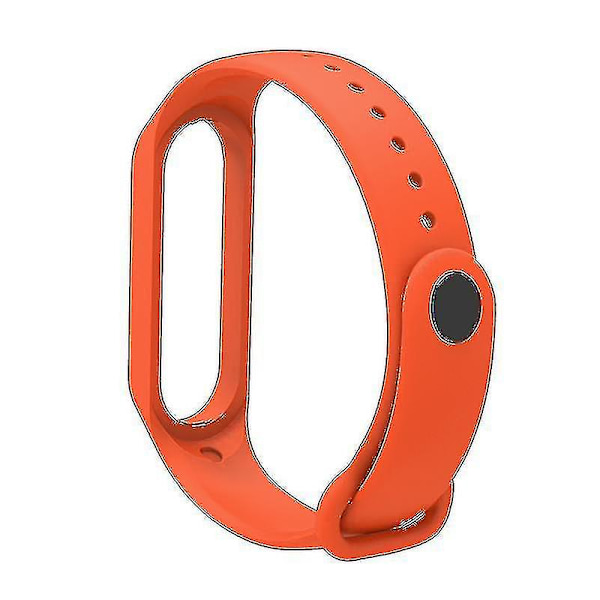 Myk TPU-klokkearmbånd for Xiaomi Mi Band 7, justerbart armbåndsur Orange, Orange Q Xiaomi Mi Band 7