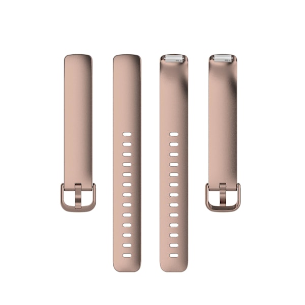 For Fitbit Inspire 2 TPE Watchband S Rose Gold