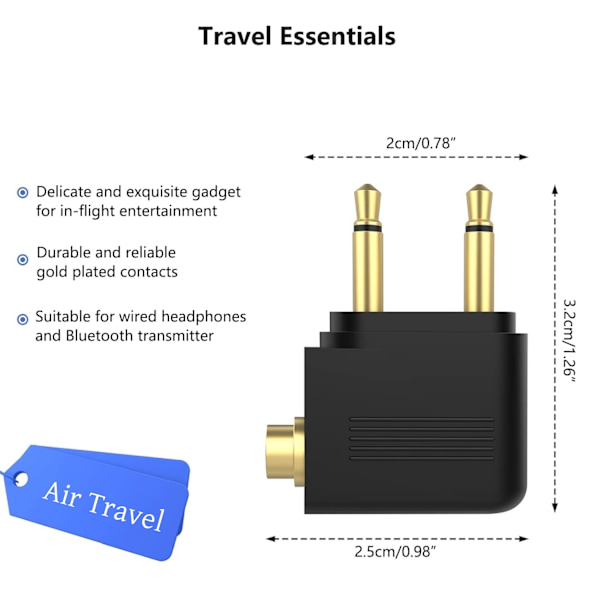 Bluetooth-modtager med 3,5 mm Aux-lydstik, C83Pro med adapterstik